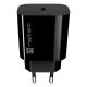 11. NATEC ŁADOWARKA SIECIOWA RIBERA 1X USB-C 20W CZARN