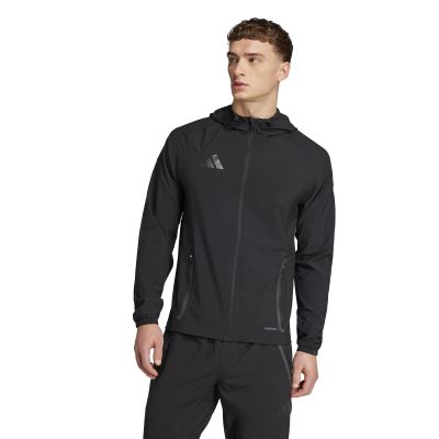 2. Bluza z kapturem adidas Tiro 25 Competition Vis Tech Travel - Czarny JX9502