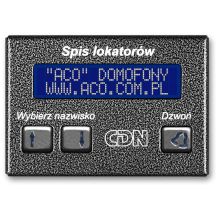 ACO CDN-230E GR Elektroniczny spis lokatorów grafit