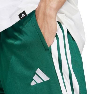 5. Spodnie męskie adidas 3-Stripes Tricot Regular-Fit Open Hem zielone JI8806