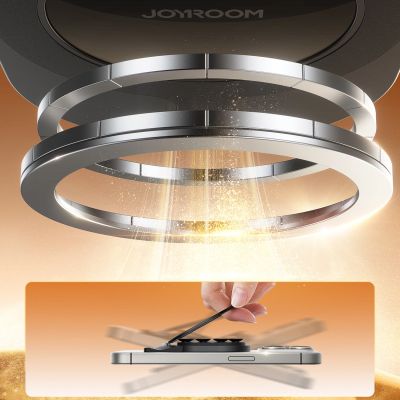 11. Uchwyt na smartfona z podstawką i przyssawkami Joyroom JR-ZS418 z MagSafe - czarny