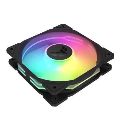 4. ASUS TUF GAMING TR120 ARGB 3IN1 Black Obudowa komputera Chłodnica powietrza 12 cm Czarny