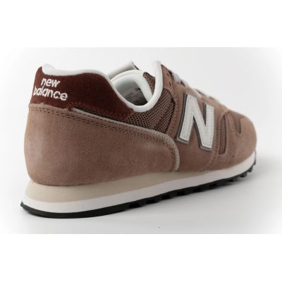 5. New Balance buty sportowe męskie sneakersy 373 brązowe skórzane
