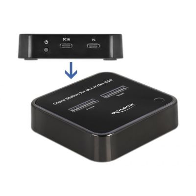 4. Delock Stacja dokująca M.2 dla 2 x M.2 NVMe PCIe SS