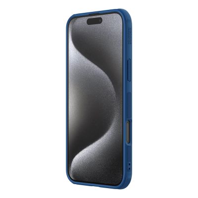 4. Etui Nillkin Super Frosted Shield Pro Magnetic Case na iPhone 16 Pro - niebieskie
