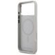 7. Etui Karl Lagerfeld Karl & Choupette Pins MagSafe do iPhone 17 Pro - szare