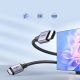 2. Kabel Ugreen HD163 15514 mini HDMI / HDMI 2.1 8K 1m - szary