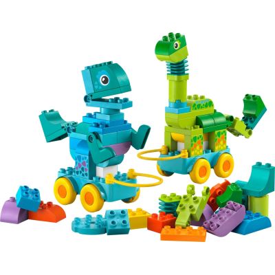 3. LEGO DUPLO 10451 3w1 Dinozaury na kółkach