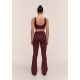 4. Spodnie damskie CASALL Sublime Folded Flare Pants kolor bordowy