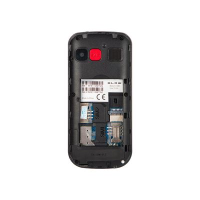 3. Telefon dla seniora BLOW z podstawką S18D czarny