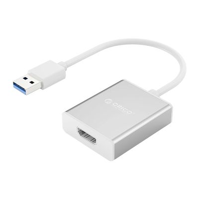 3. Adapter Orico UTH USB-A 3.0 do HDMI - srebrny