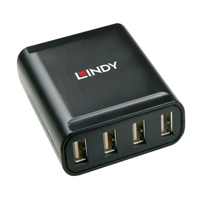 4. Lindy 42679 huby i koncentratory USB 2.0 Czarny