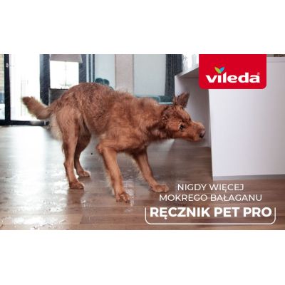 2. Ręcznik z mikrofibry dla zwierząt Vileda PET PRO M