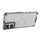 15. Honeycomb etui pancerny pokrowiec z żelową ramką Oppo A76 / Oppo A36 / Realme 9i przezroczysty