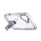 3. Etui Hybrid Armor X na iPhone 17 z podstawką kompatybilne z MagSafe - przezroczyste