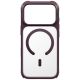 5. Etui UNIQ Veren Magclick Charging na iPhone 18 Pro / 17 Pro - burgundowe