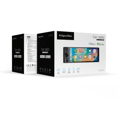 11. KRUGER&MATZ RADIO SAMOCHODOWE KM2016 CARPLAY/ANDROIDAUTO 1DIN