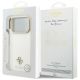 8. Etui Guess Saffiano Small 4G & Classic Logo MagSafe na iPhone 17 Pro Max / 18 Pro Max - beżowe