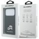 8. Etui Karl Lagerfeld Rhinestones Karl&Choupette Pin na iPhone 17 Pro - czarne