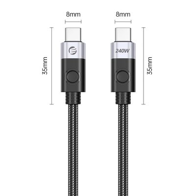 2. Kabel Orico CC240 USB-C do USB-C PD 240 W 480 Mb/s 1.5 m - czarny
