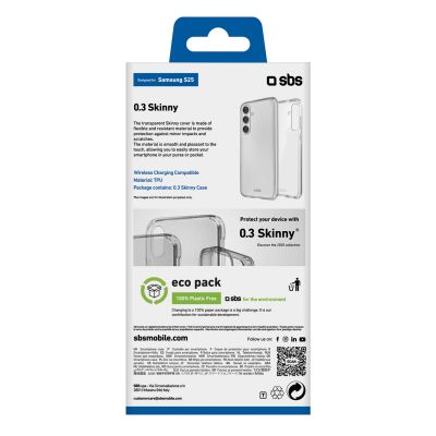 3. Etui SBS Skinny Cover na Samsung Galaxy S25 - przezroczyste