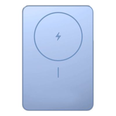 Xiaomi Super Slim Magnetic Power Bank 5000 Litowo-jonowa (Li-Ion) 5000 mAh Bezprzewodowe ładowanie Niebieski