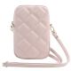4. Torebka Guess Zip Quilted 4G - różowa