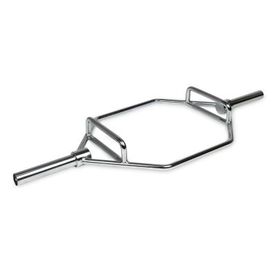 4. VIRTUFIT OLIMPIJSKI HEX BAR - SZTANGA TRAPEZOWA - TRAP BAR - 140 CM