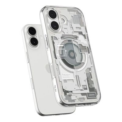 5. Etui Spigen Ultra Hybrid MagSafe na iPhone 17 Zero One - tytanowe
