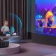 13. Projektor multimedialny Yaber K3 Pro LCD FullHD 1080p z głośnikami JBL i subwooferem - czarny