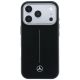 3. Etui Mercedes Leather Semi Wrap Iconic Line MagSafe na iPhone 17 Pro Max - czarne