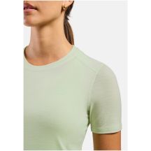 Koszulka damska Odlo MERINO 160 BL TOP crew neck s/s zielona