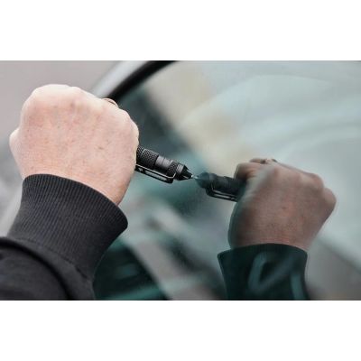 5. Długopis taktyczny GUARD Tactical Pen Kubotan ze zbijakiem do szyb (YC-008-BL)