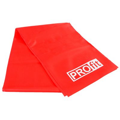 10. Guma Fitness Profit 120*15*0,55 cm czerwona  DK 2227