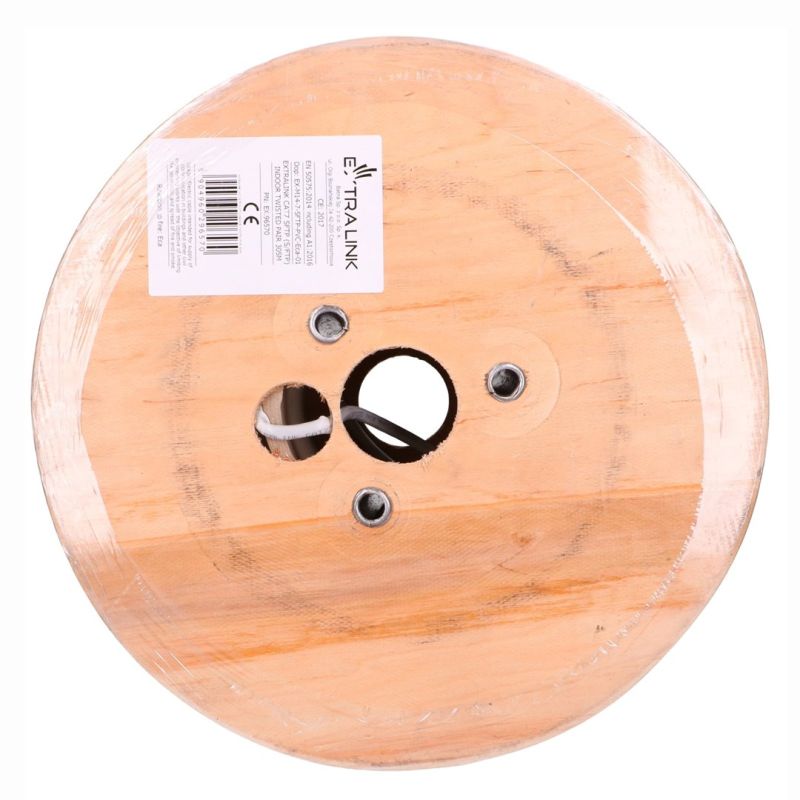 6. Extralink CAT7 SFTP (S/FTP) INDOOR TWISTED PAIR 305M kabel sieciowy