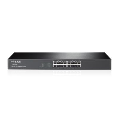 Switch TP-Link TL-SF1016 Nie zarządzany Fast Ethernet (10/100) 1U Czarny