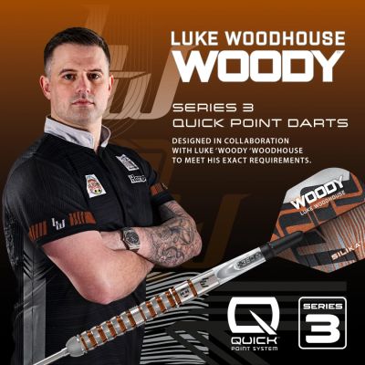 7. Rzutki Harrows LUKE WOODHOUSE SERIES 3 90% steeltip