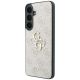 2. Etui Guess Leather 4G Metal Logo na Samsung Galaxy S26 FE - różowe
