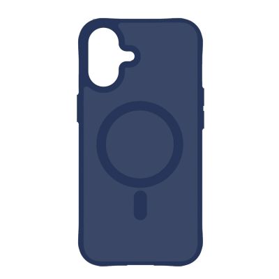 19. Etui 3mk Smoke MagCase na iPhone 17 - niebieskie-półprzezroczyste