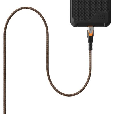 3. UAG SRGE - kabel USB-C - USB-C, USB 3.2 Gen2 240W/20Gbps, 75 cm (black/orange)