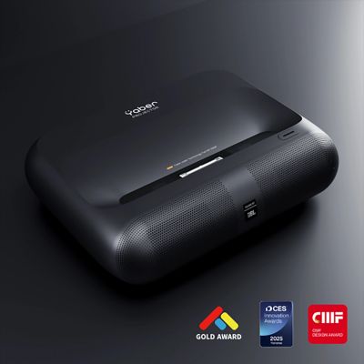 11. Projektor multimedialny Yaber K300s laserowy RGB FullHD 1080p z głośnikami JBL - czarny