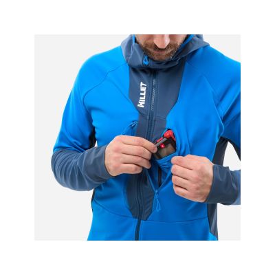 3. Kurtka narciarska męska MILLET M PIERRAENT HOODIE niebieska