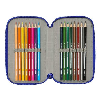 5. Real Madryt piórnik z wyposażeniem triple filled pencil case 37 pcs 412624857