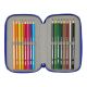 5. Real Madryt piórnik z wyposażeniem triple filled pencil case 37 pcs 412624857