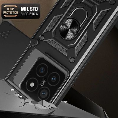 4. Etui Tech-Protect CamShield Pro na Xiaomi 14T - czarne