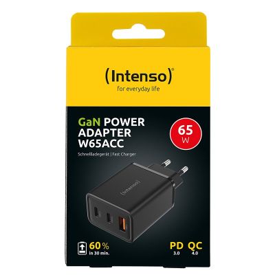 8. Intenso 7806510 adapter zasilający/ inwentor Wewnętrzna 65 W Czarny