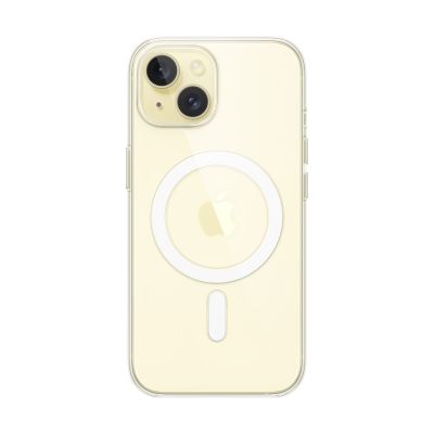 14. Apple - Obudowa tylna do telefonu komórkowego - Kompatybilna z MagSafe - Poliwęglan - Przezroczysta - do iPhone 15 (MXRK3ZM/A)
