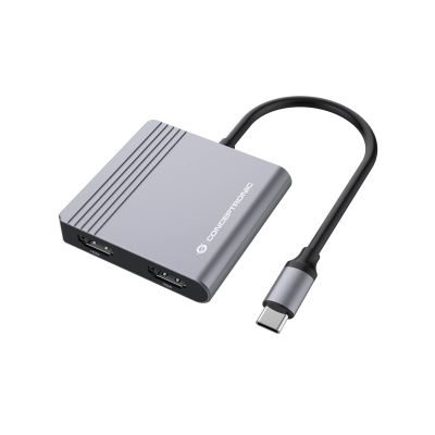 11. Conceptronic DONN13G stacja dokująca Przewodowa USB 3.2 Gen 1 (3.1 Gen 1) Type-C Szary