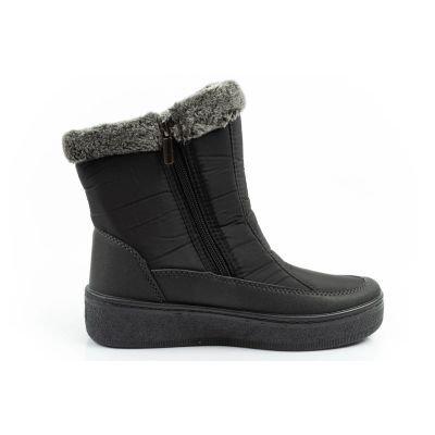 4. Easy Way buty zimowe śniegowce botki damskie ocieplane modne na zamek