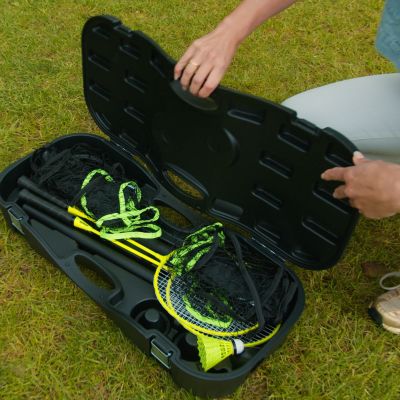 20. VIRTUFIT ZESTAW 2-W-1 PRZENOŚNY ZESTAW DO BADMINTONA I TENISA - W ZESTAWIE WALIZKA I RAKIETKI